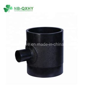 Injection Finish Forged HDPE Pipe and Fittings Butt Fusion Reducing Tee Black