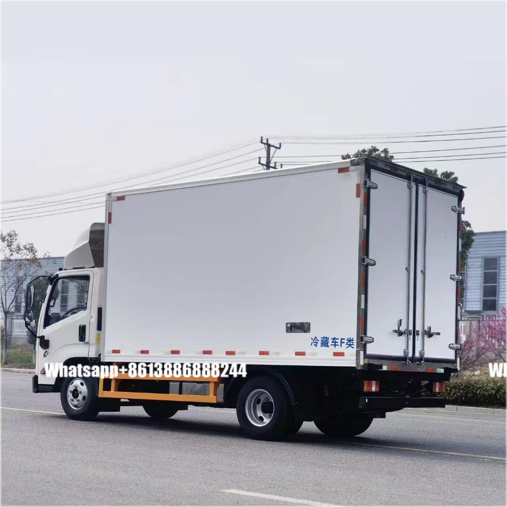 JMC Single Row Wide Body Cab 163 Horsepower Refrigerated Truck Refrigerated Lorry Cold Storage Truck