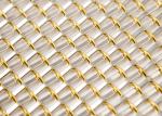 Partitions Woven Copper Stainless Steel Crimped Wire Mesh 4×8m For Furniture