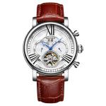 Classic Brown Automatic Mechanical Watch High Hardness Hardlex Glass