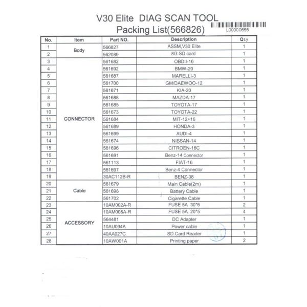 Original AutoBoss V30 Elite Vehicle Diagnostic Tools Testing Report Saving Function