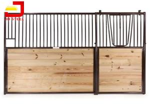 China Bamboo Infill Luxury Powder Coated 10ft Horse Stable Barn factory