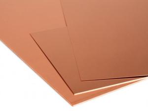 China 0.5mm 1mm Pure Cathode Copper Sheet Metal Rolls 99.99 Producers factory