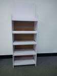 Cardboard Display White Floor Display Stand Rack Toy Cardboard Shelves
