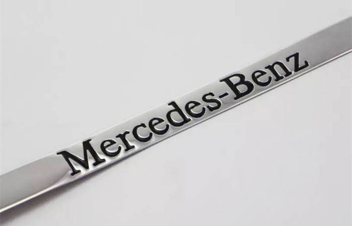 Chromed Mercedes Benz GLC 2015 2016 Side Door Molding And Back Door Molding