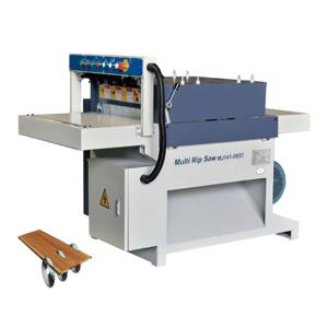 China Wood Cutting Trimming Rip Saw Machine with 500mm Max Working Width and 500KG Weight factory