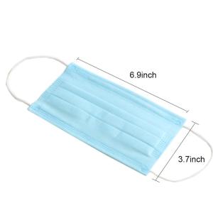 China Flu Protect Earloop Procedure Masks 3 Ply Breathing Sterile Disposable Mask factory