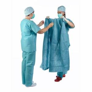 China Water Resistant Disposable Isolation Gowns Medical Supplies CE ISO FDA Approved factory