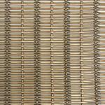 High Strength Woven Brass Wire Mesh Panels Zinc Plating