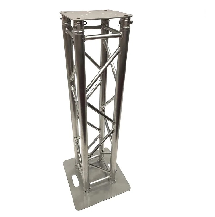 Round Square Aluminum Alloy DJ Lighting Truss Stand Custom For Concerts