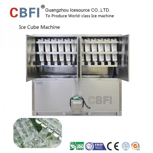 China Large 20 Tons Edible Ice Cube Machine With R507 Gas For Beverage Shop factory