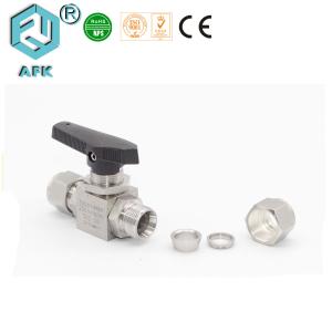 China Stainless steel 1000psi 3000psi 6000psi SS High Pressure Ball Valve factory