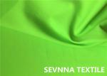 Dyed Knit Circular Polyester Satin Fabric , Bright Green Polyester Crepe Fabric