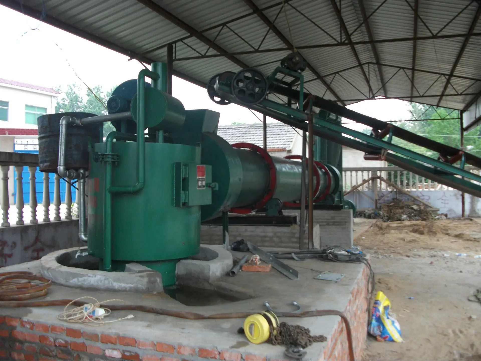 CE Approved Rotary Drum Dryer For Sand Bagasse Chicken Manure Drying Machine