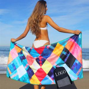 China Quick Dry Custom Beach Towel Sublimation Sandless Digital Printed factory