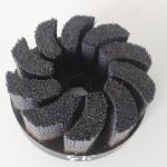 300mm Plate Disc Brush Abrasive Brushes With Silicon Carbide Wires For Polishing