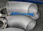 WP316 / 316L Flanges Pipe Fittings Elbows 180 Degree Stainless Steel Pickling