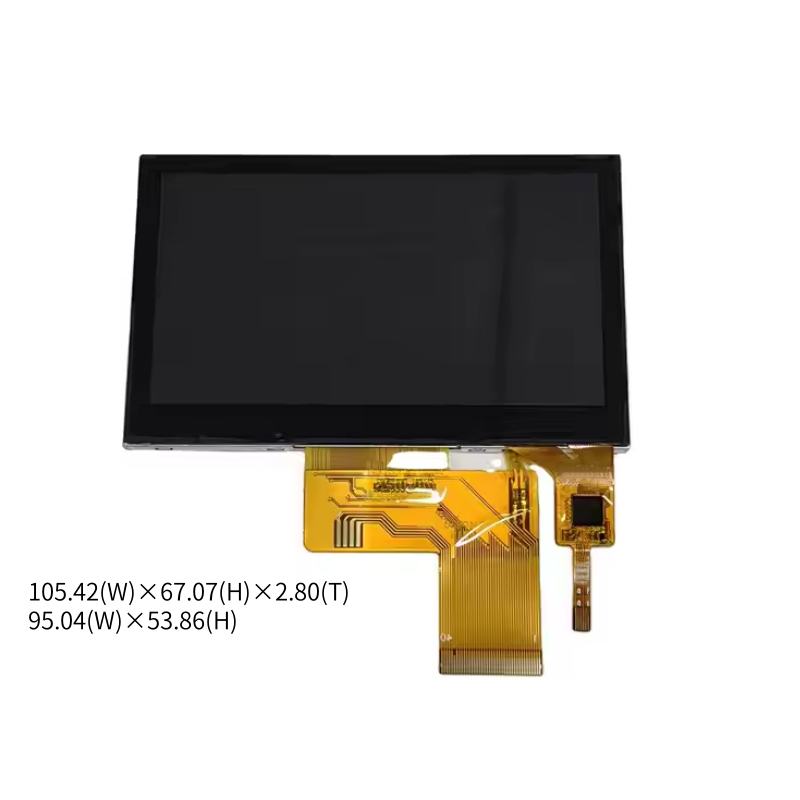4.3 Inch TFT LCD Touch Screen RGB IPS LCD Module 480x272 Resolution