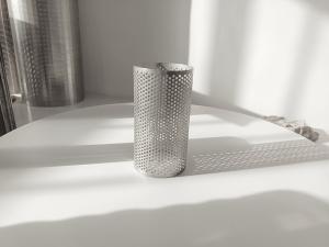 China ISO9001 7mm Hole Perforated Metal Pipe Stainless Steel 304 factory
