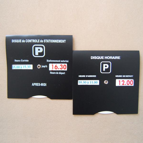 Auto Spare Parts Design Style Euro Black Parking Timer Logo Customizable Parking