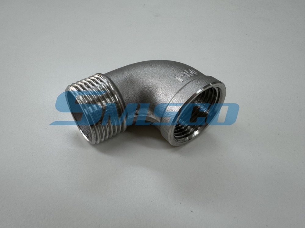 304 Casting 90D Elbow 1 inch Class 150 Threaded NPT Fitting