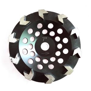 China Arrow Seg Concrete Cup Wheel Metal Bond Diamond Gridning Wheel With Aggressive Grinding Performance factory