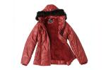 Ladies PU Coats Jacket Quality Fashion Keep Warm Autumn And Winter Burgundy