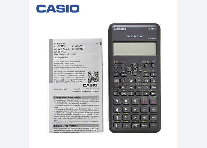 For Authentic CASIO Casio FX-82MS Student Function Calculator for elementary Middle and high school exams