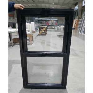 China 90mm Tilt Double Aluminum Hung Window 36x46 Custom factory