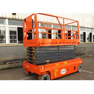 13.7m Self Propelled Scissor Lift Electric Hydraulic Man Lift Platform