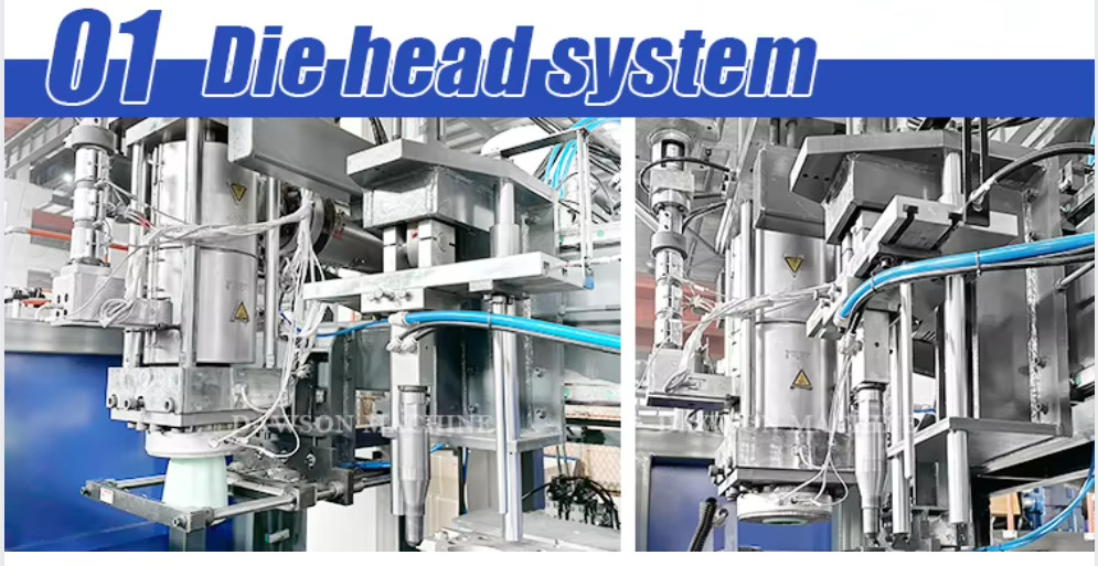 Single Station Single Die Head HDPE Lubricant Oil Extrusion Blow Molding Machine