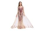 Fashion Ladies Long Wedding Dresses Gown 62 Inch For Formal Evening Party