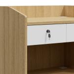 Modern Wood Panel Podium customization for Commercial Meeting Rooms Classrooms