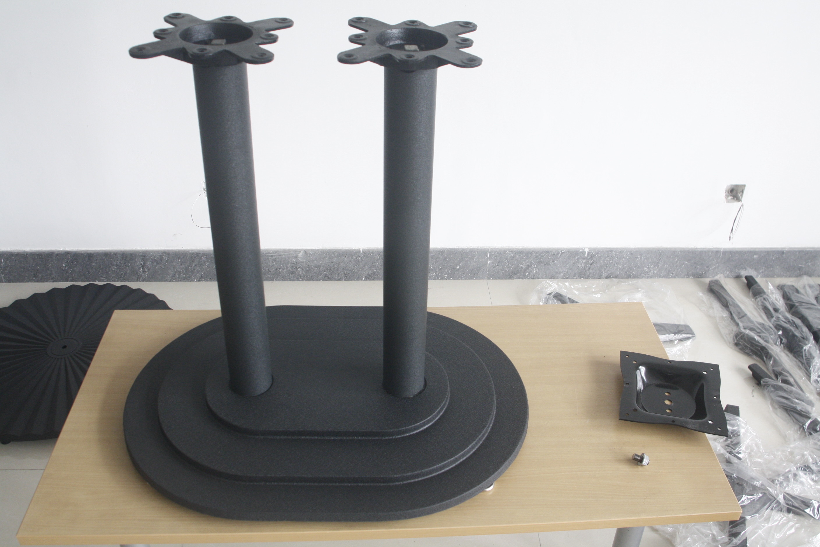 Restaurant Heavy Duty Table Legs Modern Furniture Fittings Dia 3" Column