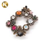 Bee Shape Popular Crystal Shoe Buckles 65mm*50mm Size Fashion Style