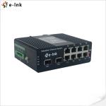 Industrial 8-port 10/100/1000BASE-T and 2-port 1000BASE-SFP 250m PoE Switch