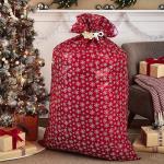 Recyclable Colorful Plastic Gift Wrap Bags , Jumbo Christmas Gift Bag