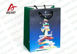 China CMYK Printing Holiday Christmas Paper Bags For Candy Shop OEM / ODM Avaliable factory