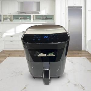 China 6l Smart Air Fryer Oven Stainless Steel Multifunctional Small Square Healthy Electric For Household factory