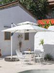 Outdoor Metal Aluminum Garden Table And Chairs Set For Design Terrace Patio Cafe