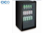 Reliable Silent Glass Front Drink Refrigerator High Efficient Evaporator