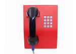 Full Keypad Courtesy Prison Telephone , Waterproof Outdoor Wall Mounted