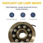 180mm 9W Pond Water Resistant Fountain Lights 50000 Hours