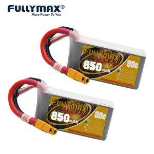 China 3s 850mah Lipo Battery 11.1V 80C Rc Model Battery Packs Fpv Helicopter factory