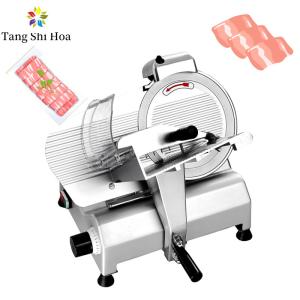 China 12 Inch Meat Cutter Machine Restaurant Hotel Automatic Sausage Ham Slicing Industrial Cheese Slicer factory