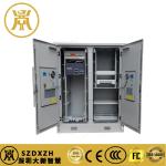 2 Compartments Outdoor Power Cabinet IP55 Backup Battery Cabinet With Cooling