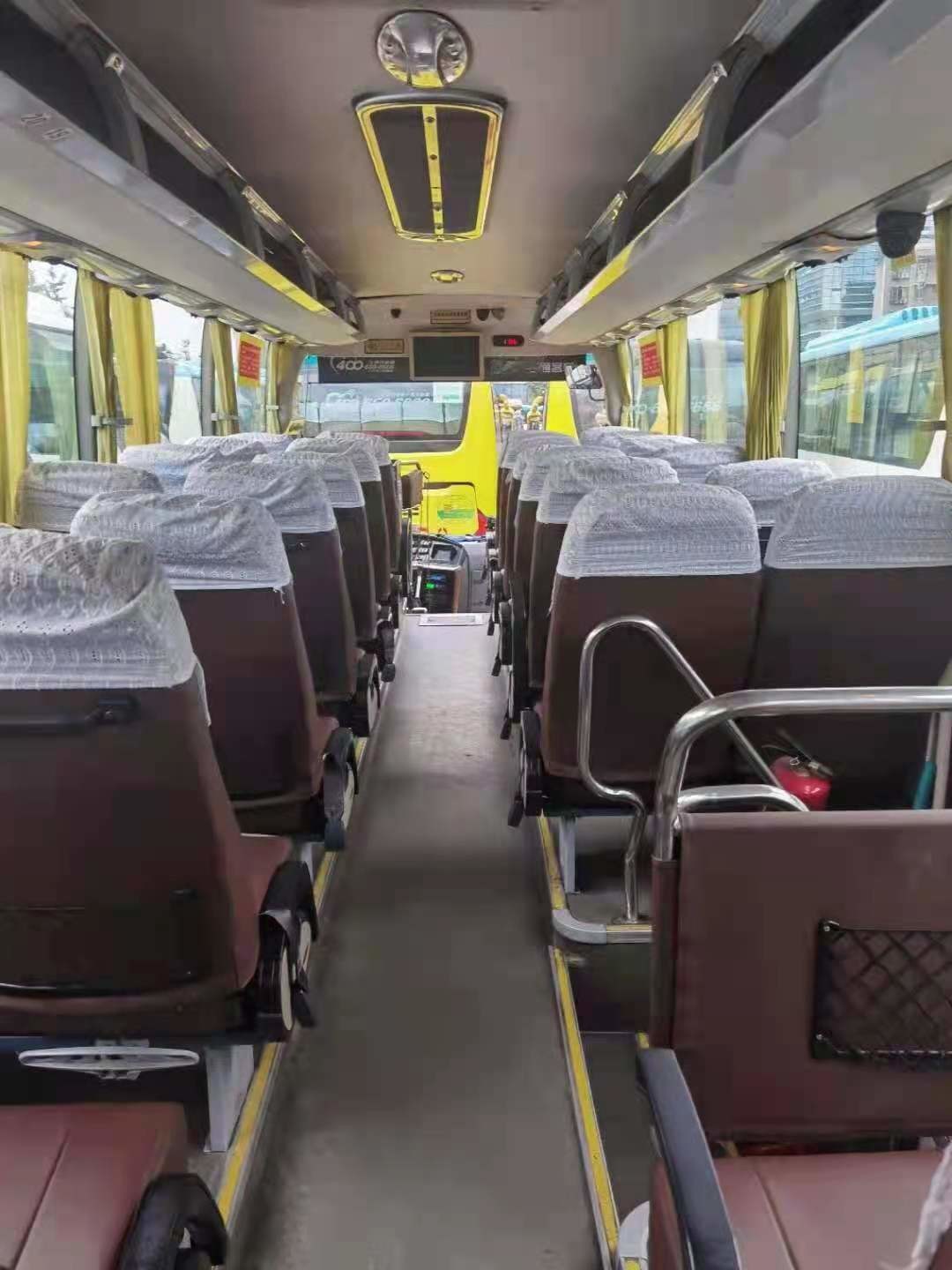 Used Yutong Bus ZK6122 49 Seats Steel Chassis Double Doors Used Passenger Bus Left Hand Drive WP.10 Rear Engine