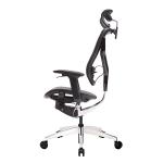 Vida Lumbar Support Chair Adjustable Arms High Back Swivel Office Chairs