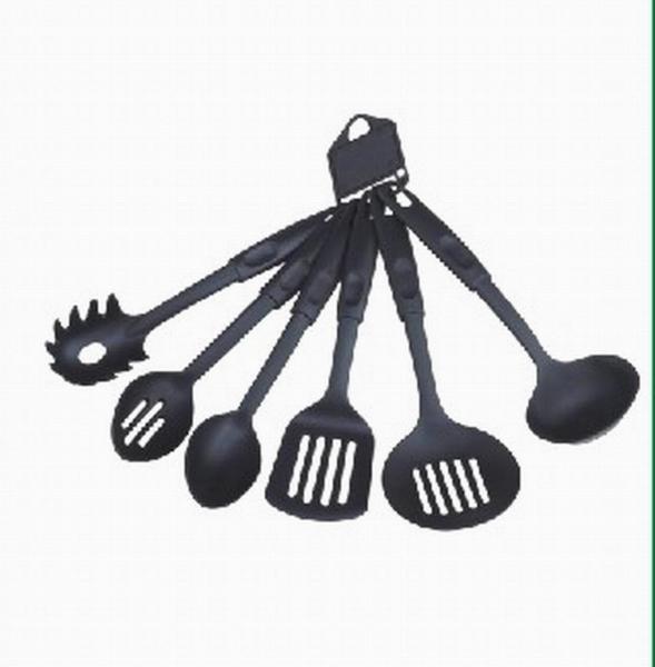 Multifunction 6 Piece Food Grade Nylon Customized Logo Serving Kitchen Utensils