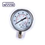 60mm dial size oil filling stainless steel pressure gauge with high quality